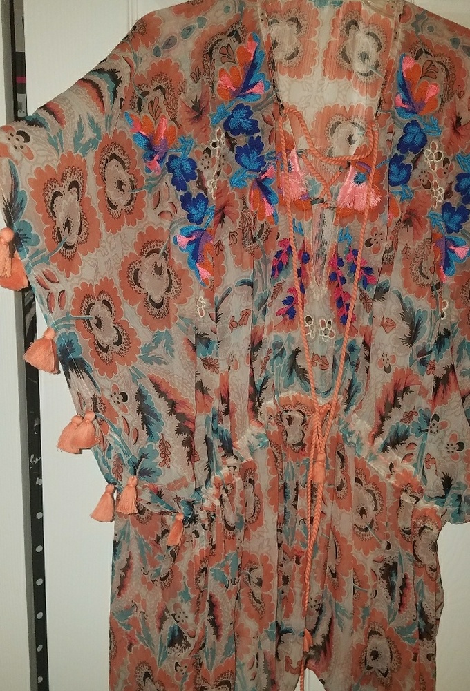 Express Kimono Tassel cover up